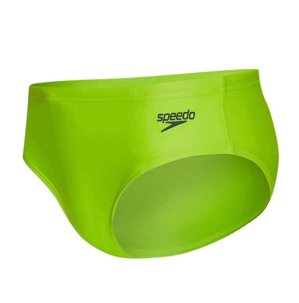 [1026] Speedo Jungen Badehose Endurance+ Neon Grün, Chlorresistente Schwimmhose mit Kordelzug, Badeslip für Schwimmtraining & Verein