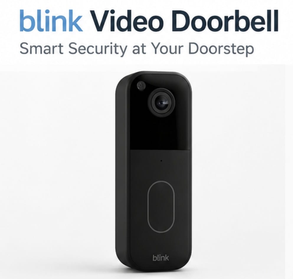 [1006] Blink Video Doorbell – Smarte Video-Türklingel mit HD-Kamera Mehr Sicherheit für Ihr Zuhause – jederzeit und von überall.